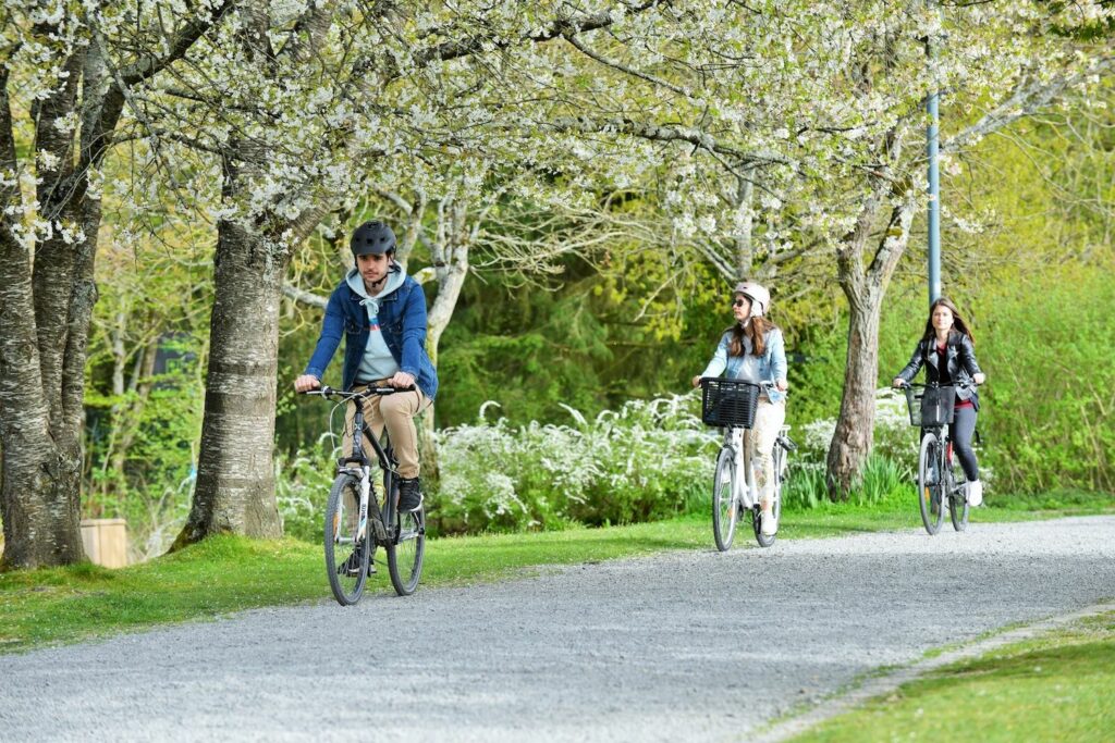 Balades à vélo dans les parcs de Rennes