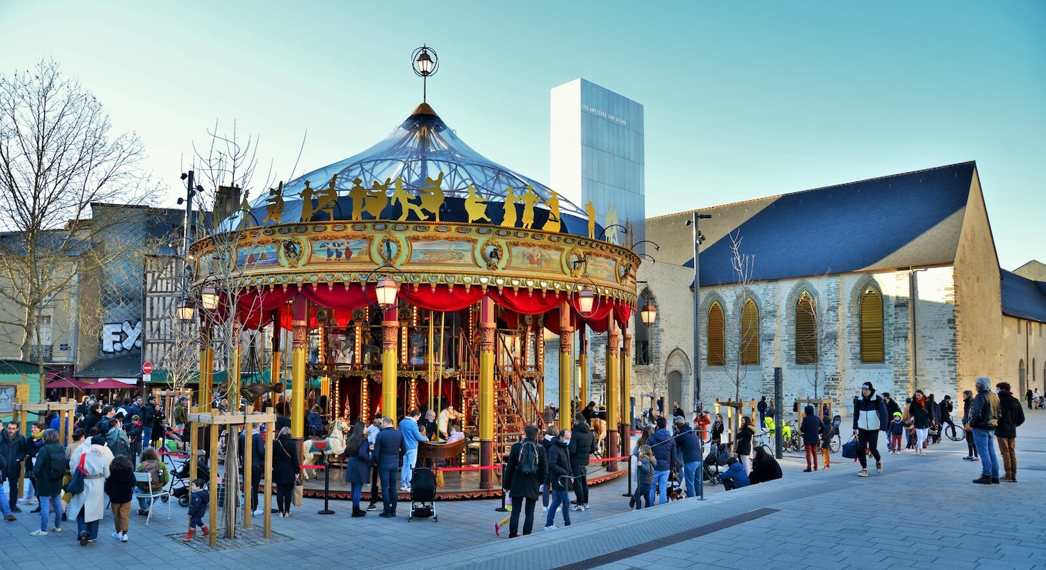 Rennes est une ville qui se visite facilement à pied