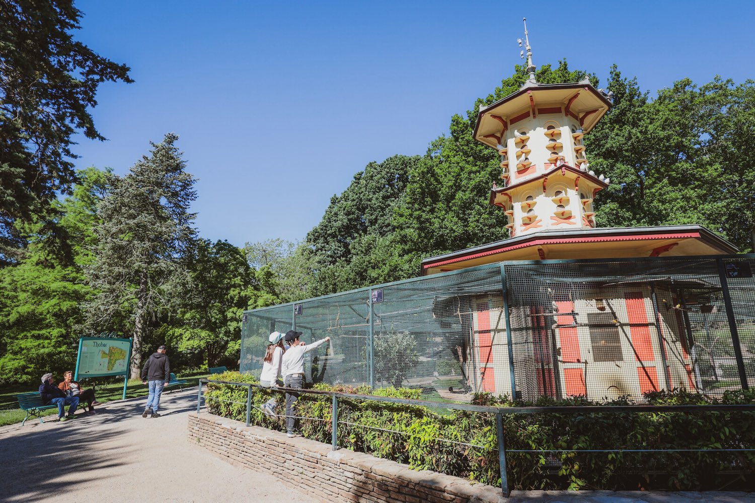 La volière du parc du Thabor