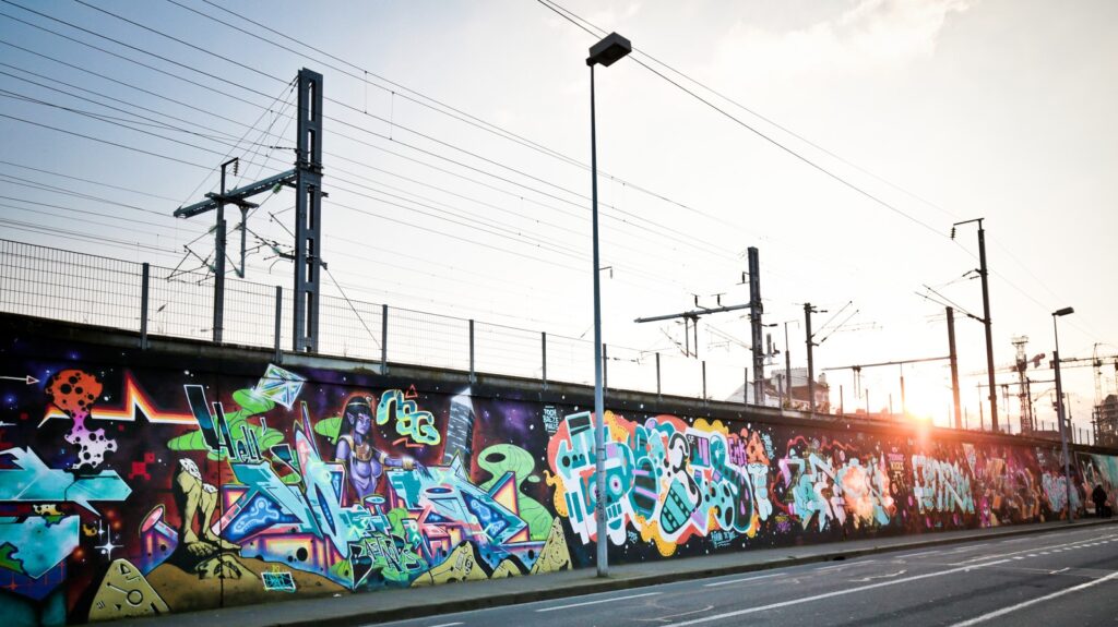 Fresque de street art