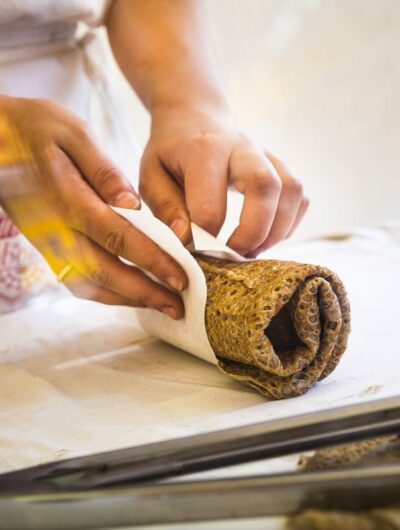 La fameuse galette-saucisse à Rennes