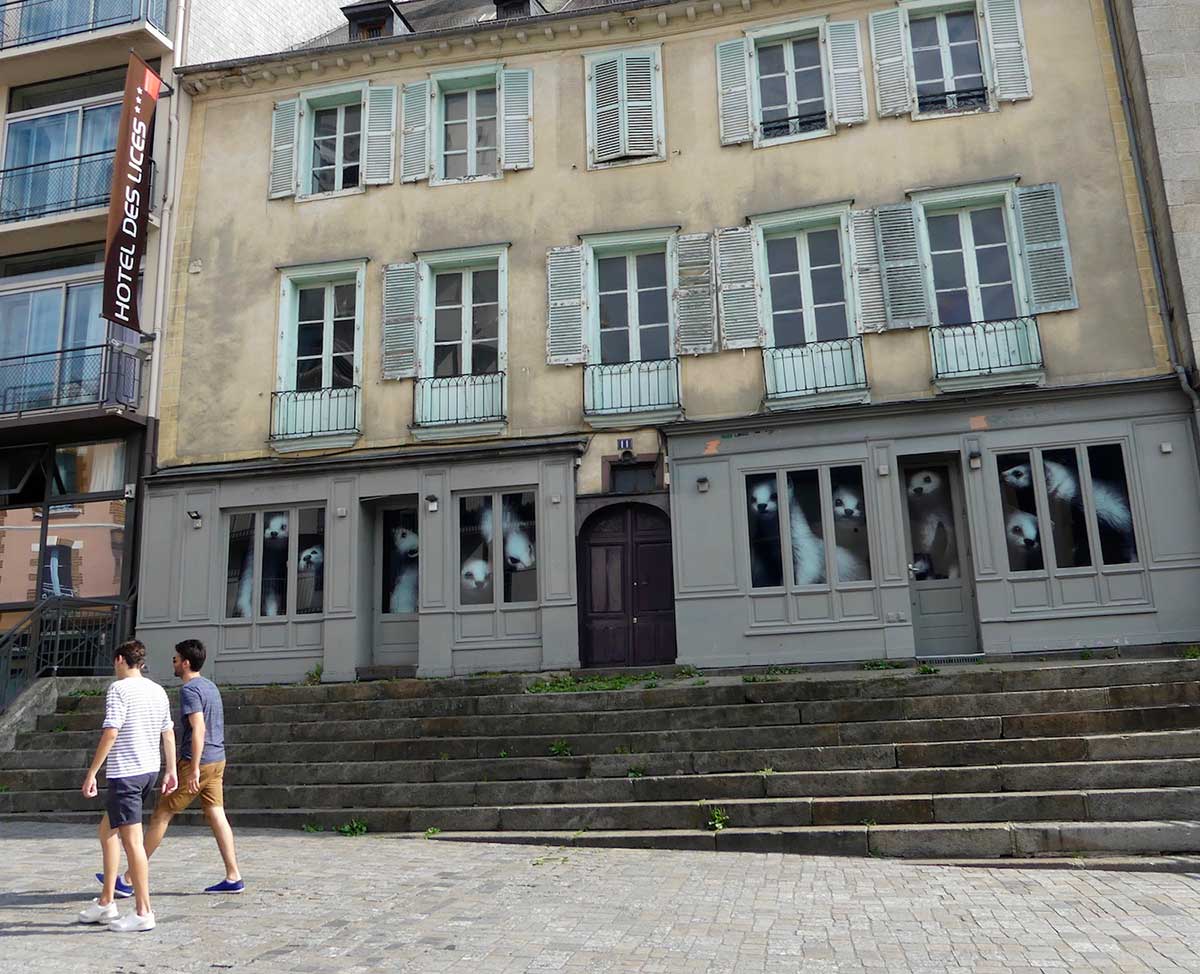 Les hermines envahissent les rues de Rennes