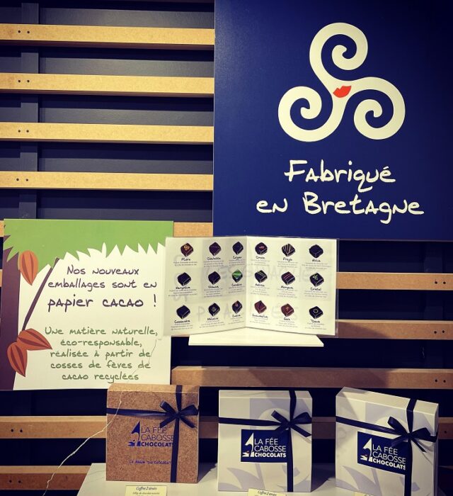 Présentation de chocolats de La Fée Cabosse