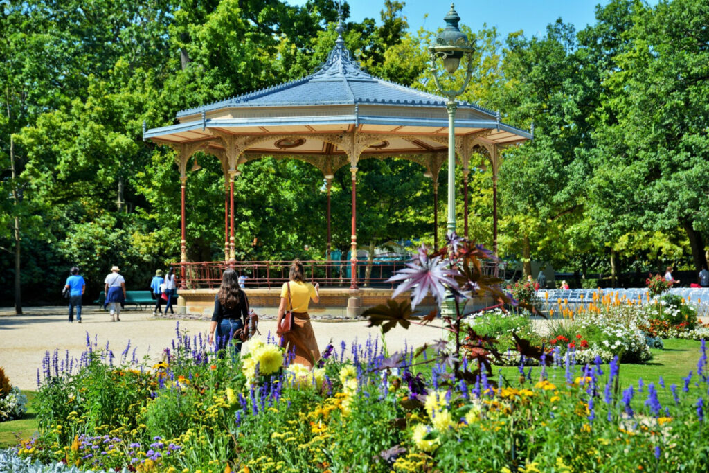 Photo du kiosque du parc du Thabor