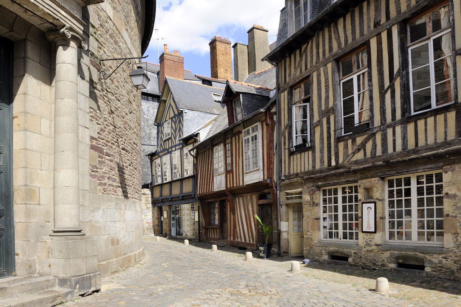 Maisons à pans de bois à Rennes