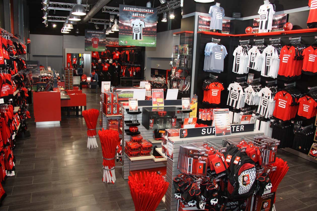 La boutique du stade Rennais