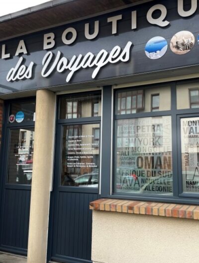 Devanture de la boutique