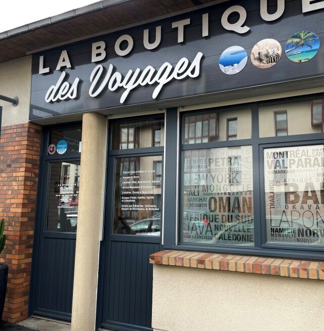 Devanture de la boutique