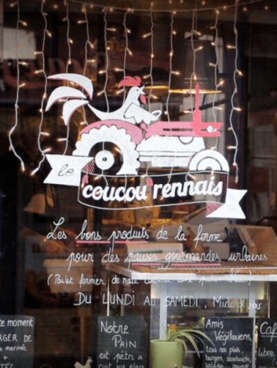 Vitrine du Coucou Rennais