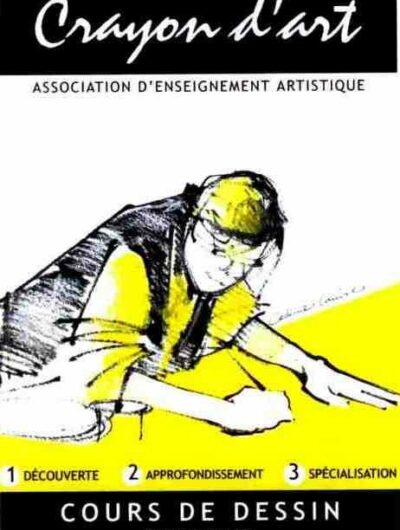 Femme dessinant au crayon