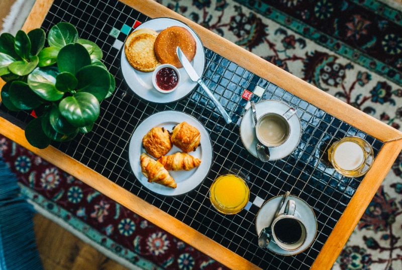 Table de petit-déjeuner