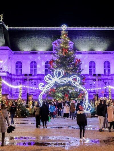 Parlement de Bretagne décoré pour Noël