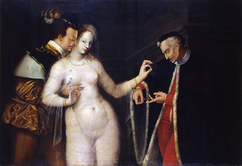 Femme entre deux âges, célèbre tableau anonyme du XVIème siècle conservé au Musée des beaux-ats de Rennes