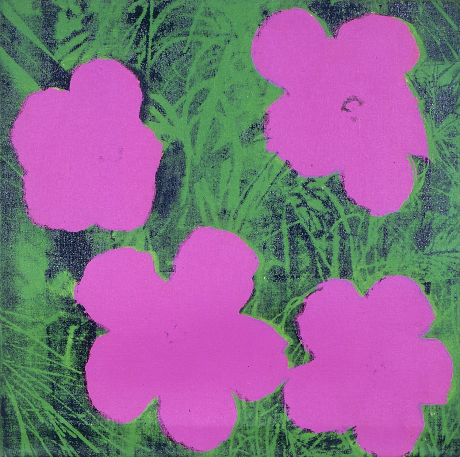 Warhol Flower, oeuvre de Sturtevant conservée au Frac Bretagne à Rennes