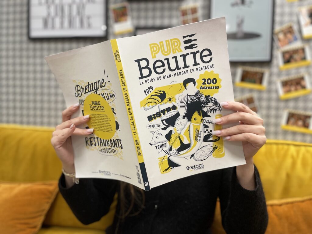 couverture du magazine Pur Beurre, guide du bien manger en Bretagne