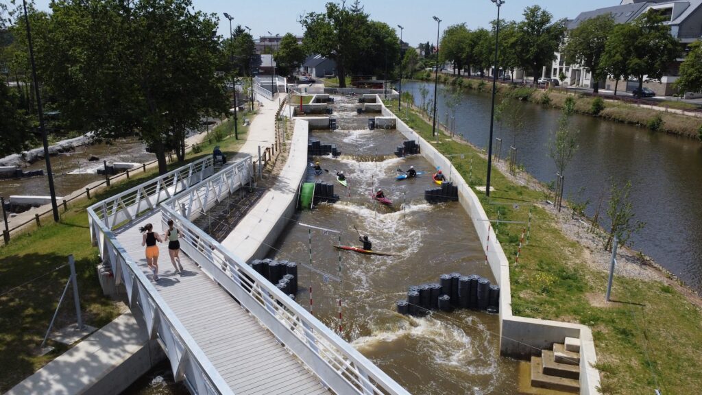 Rivière sportive d'eaux vives à Cessson-Sévigné