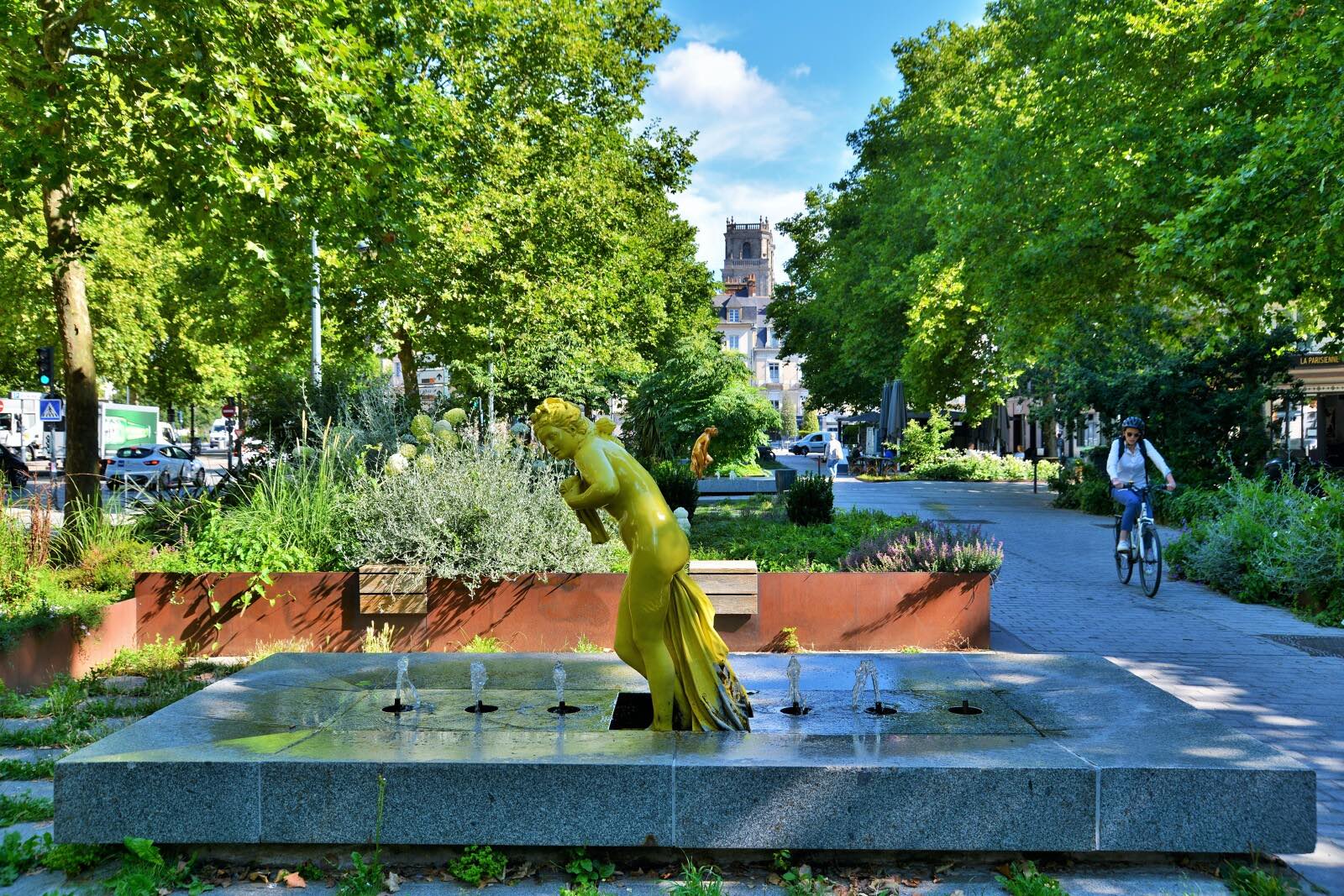 Statues de la place de Bretagne. Rennes