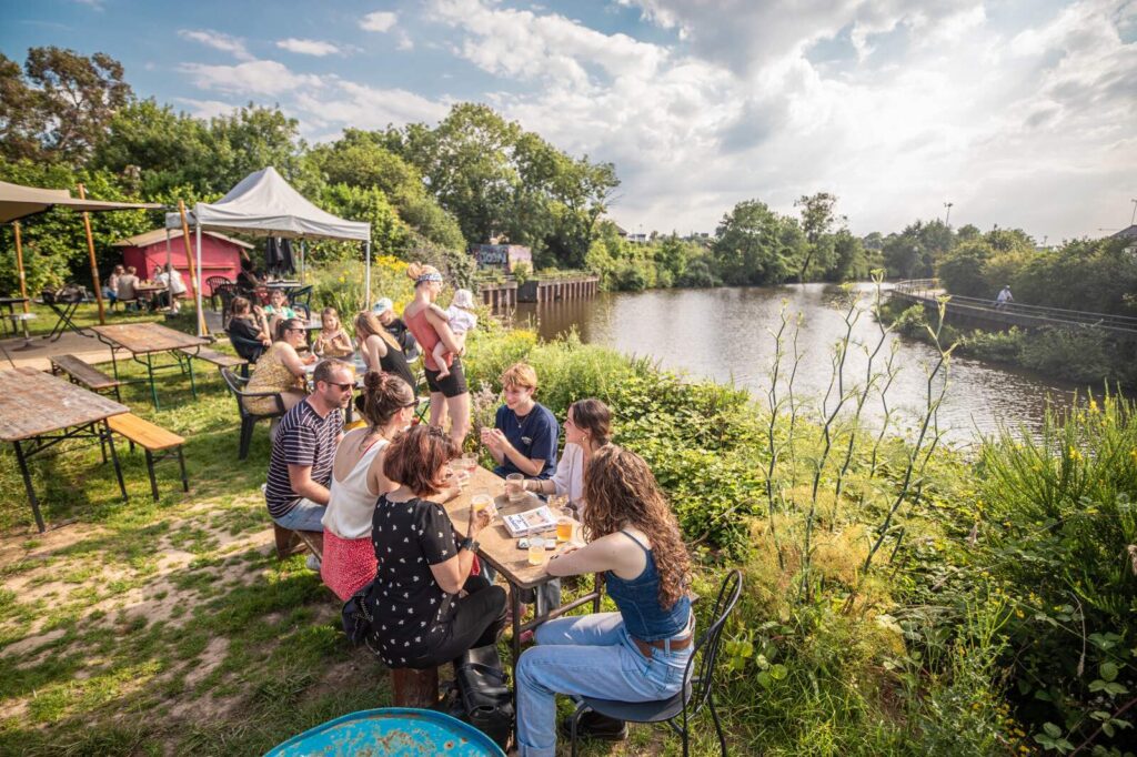 La guinguette la Garden Party offre une belle vue sur la Vilaine