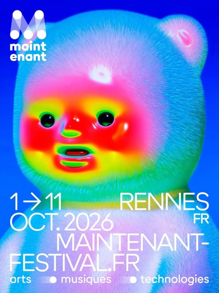 Affiche du Festival Maintenant 2026, festival rennais.