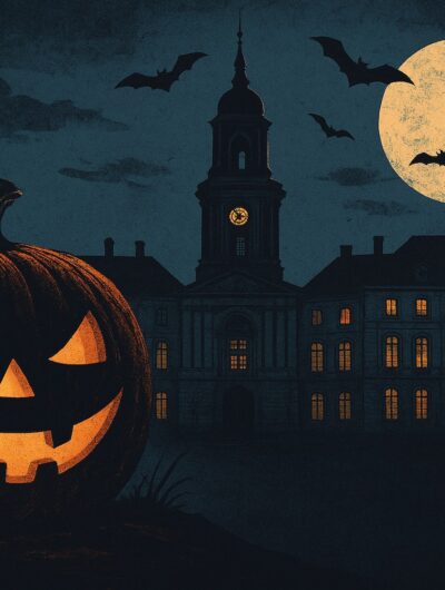 IIlustrattion pour Halloween à Rennes Image générée par intelligence artificielle à l’aide de ChatGPT (OpenAI)