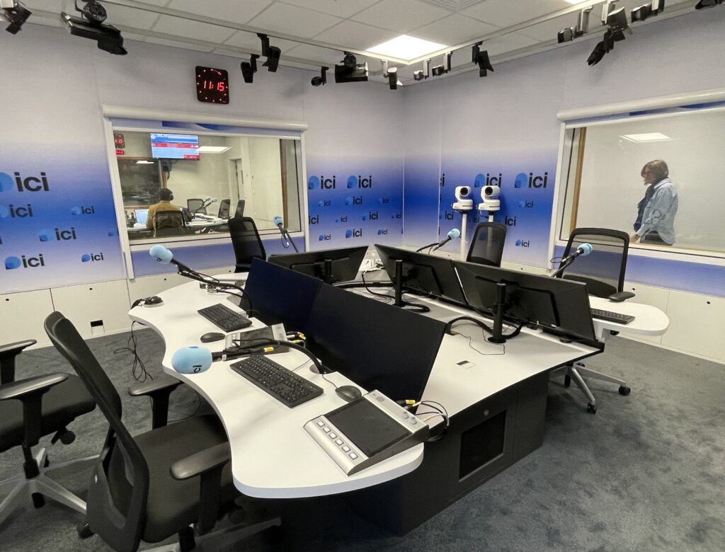Visites des studios de la radio Ici Armorique à Rennes