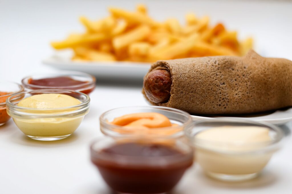 Galette-saucisse de La Friterie Jules