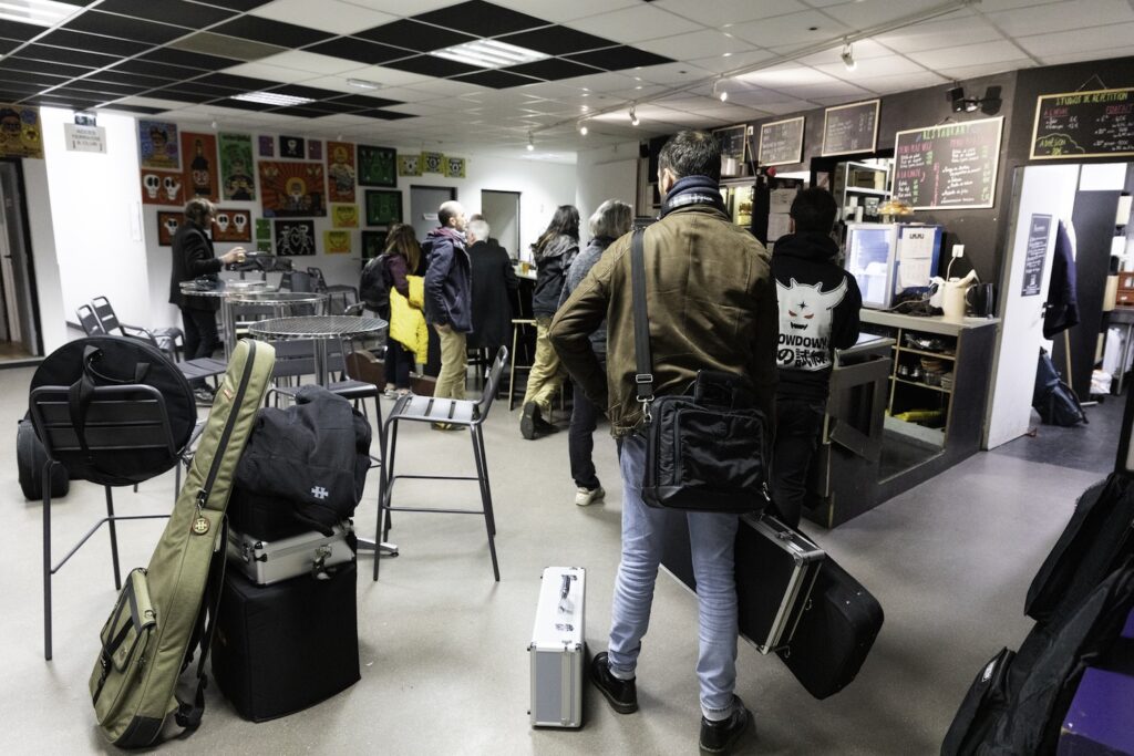 Le Jardin Moderne est un lieu d'accompagnement et de répétition pour les musiciens 