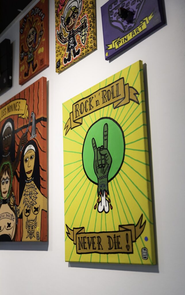 Expo au Jardin Moderne de Rennes lieu de vie et de répétition pour les musiciens