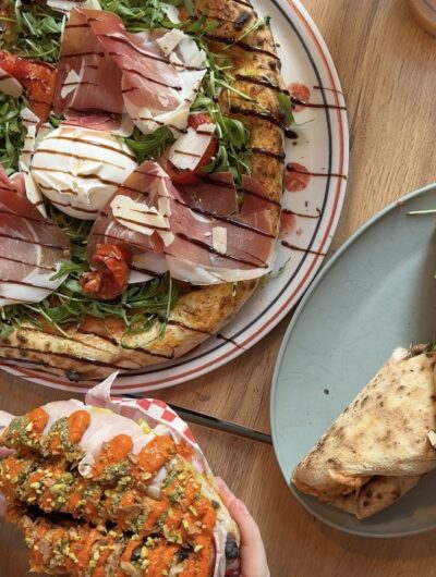 Pizza, portafoglio et puccia chez A Fuoco Nero