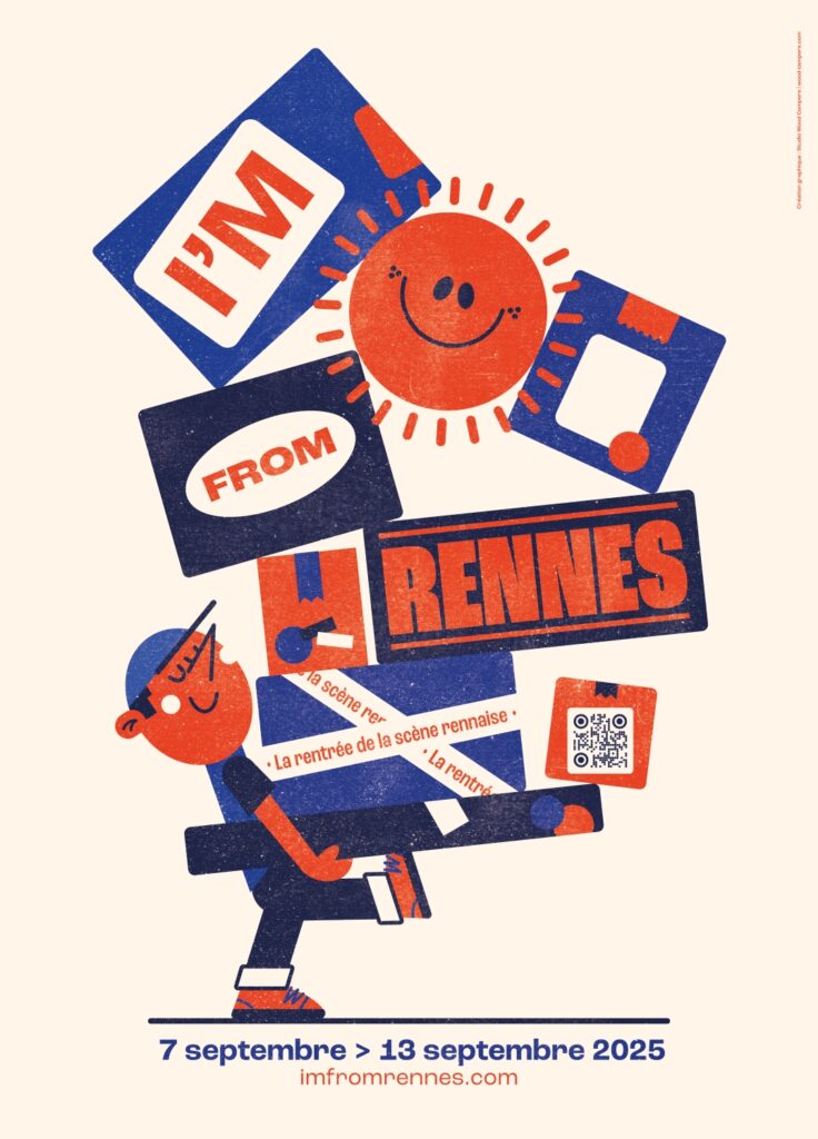 Affiche du festival I'm From Rennes 2025
