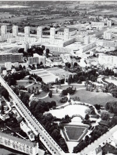 Visite du quartier de Maurepas 1965
