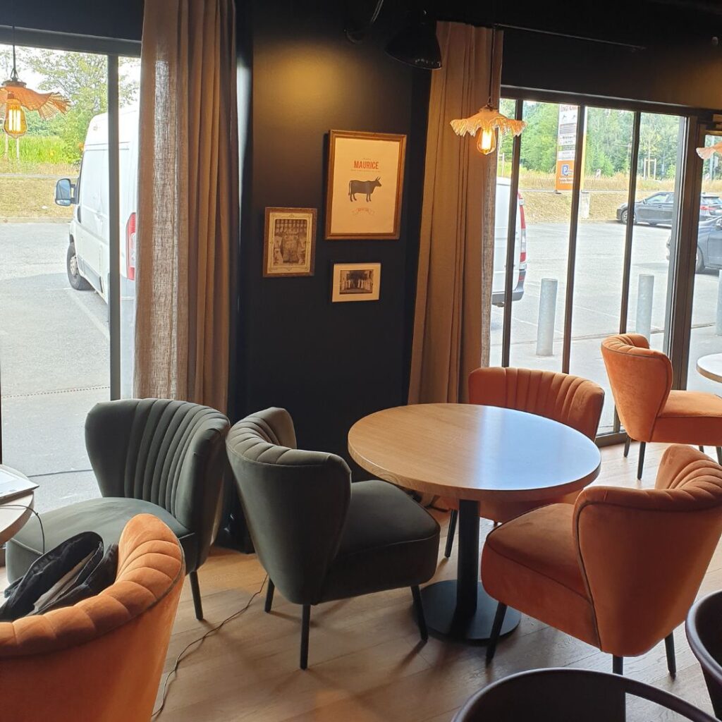 Salle de restaurant de la Boucherie Maurice