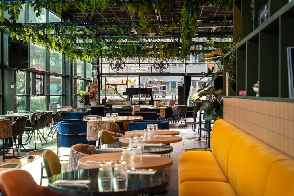 Salle de restaurant chez Block
