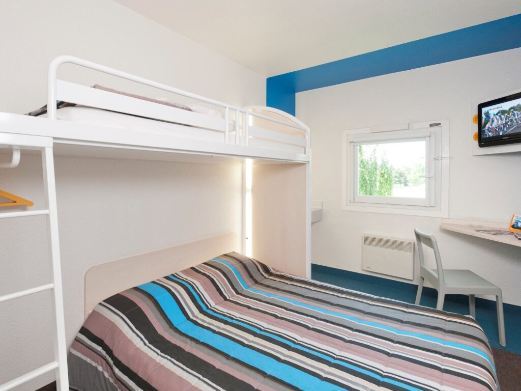 Chambre de l'Hôtel F1 Rennes Sud Est Chantepie