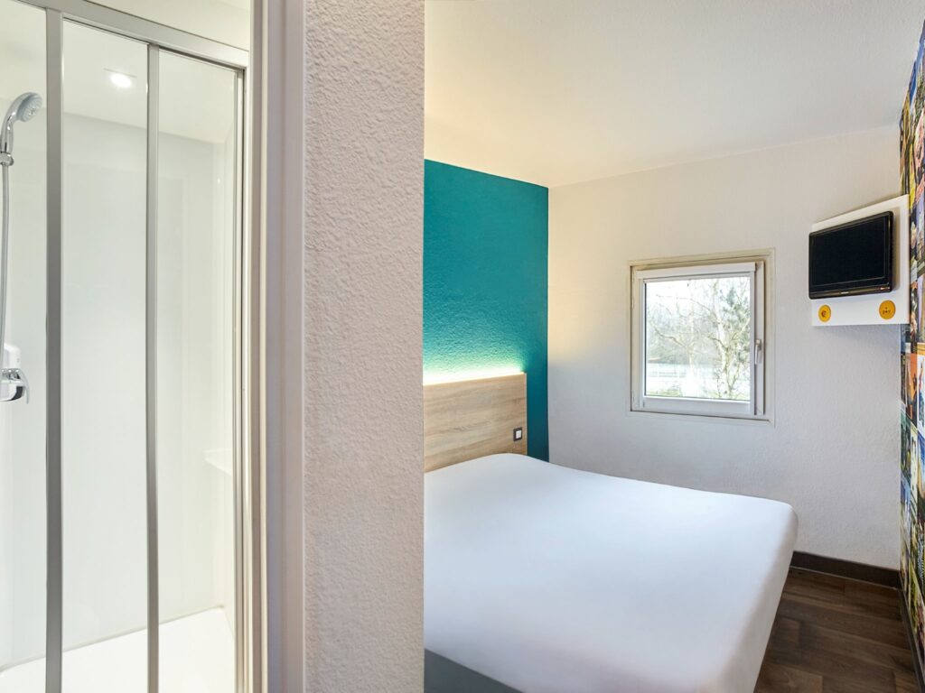 Chambre de l'Hôtel F1 Rennes Sud Est Chantepie