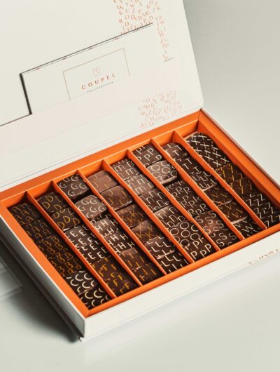 Boîte de chocolats de la Maison Coupel