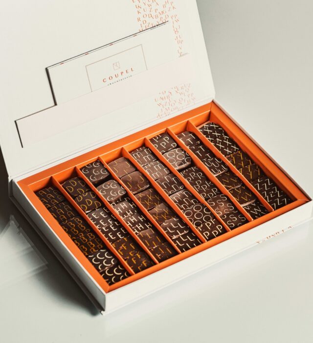 Boîte de chocolats de la Maison Coupel