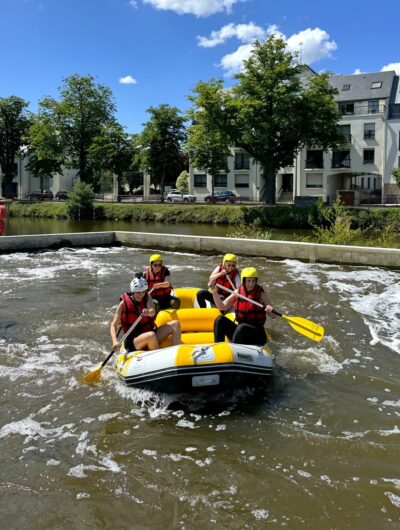 Rafting stade d'eaux vives Cesson