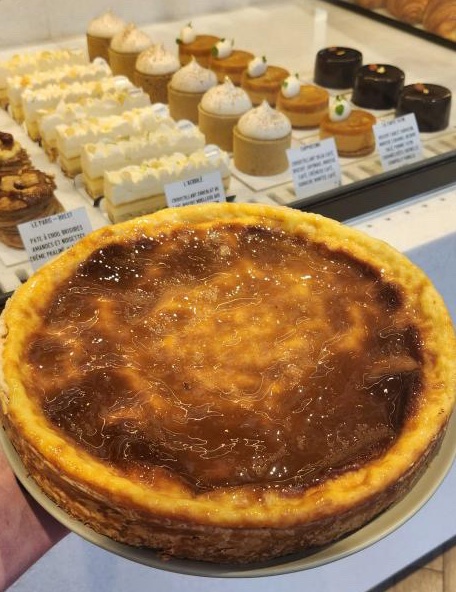 Flan pâtissier de la boulangerie Amande à Via Silva