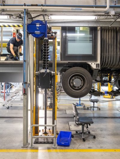 Visite de l'Atelier de maintenance de la ligne b du métro de Rennes