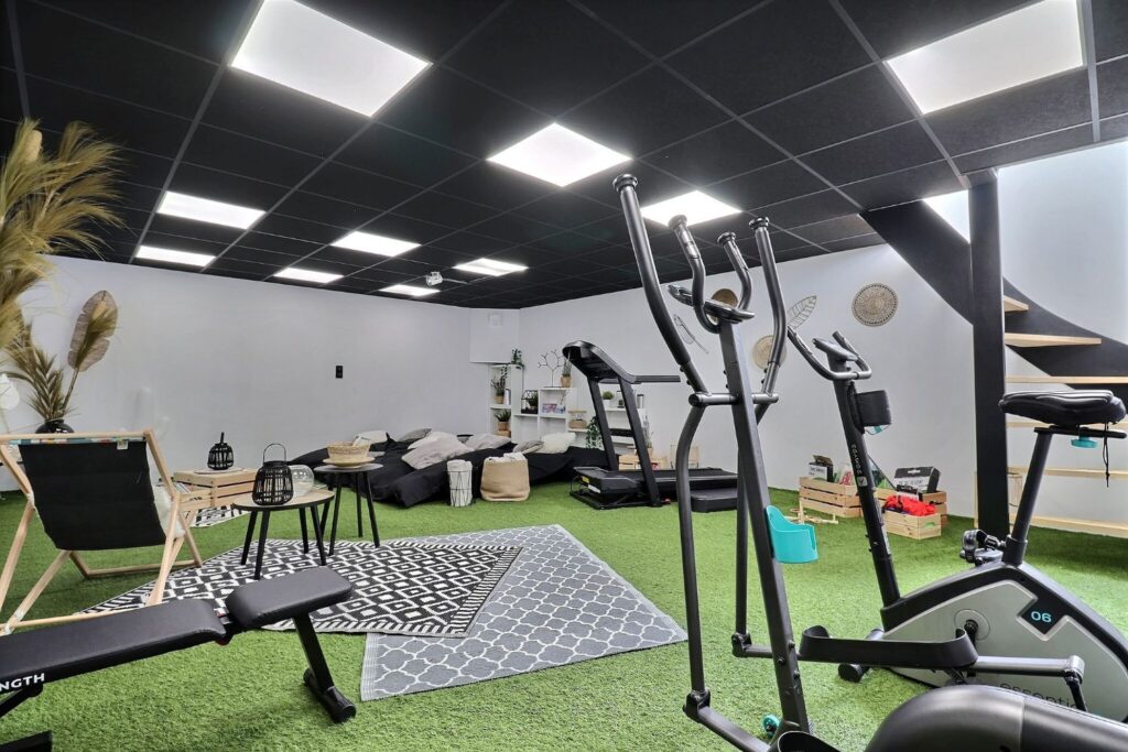 Salle de sport de la Villa Short Cravate
