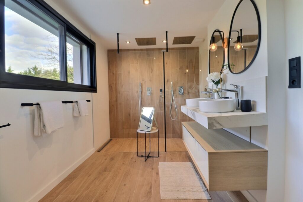 Salle de bain de la Villa Short Cravate