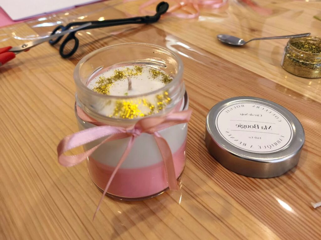 Atelier créatif bougie Rennes