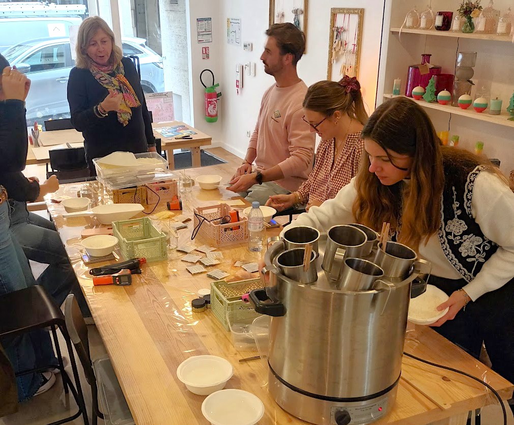 atelier creer ta bougie Rennes