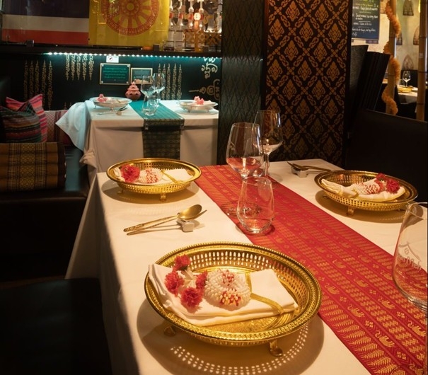 Salle de restaurant de Baan Meh