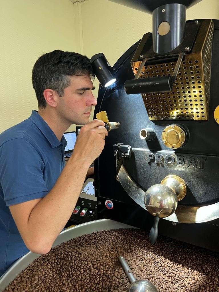 Torréfacteur au Bourbon d'Arsel