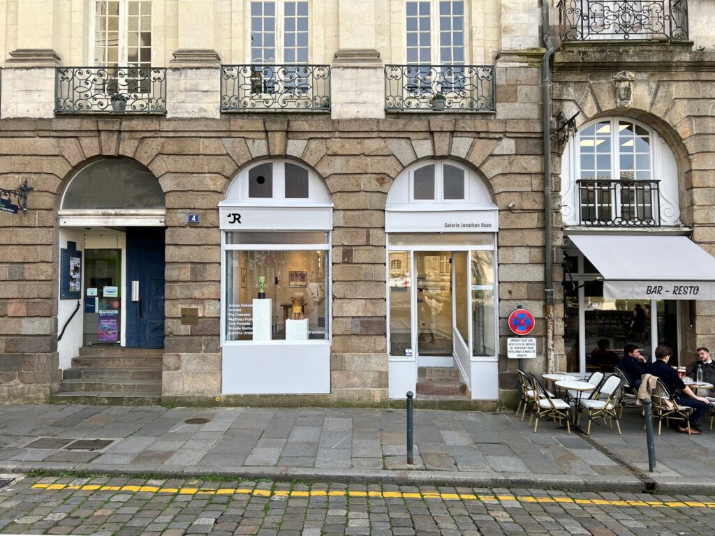 Façade de la Galerie Jonathan Roze