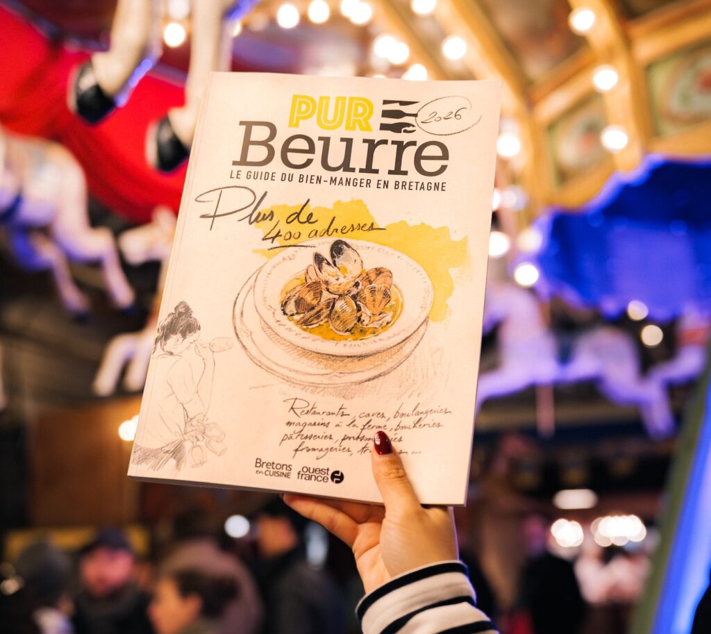 Couverture du Guide Pur Beurre 2026, le guide du bien-manger en Bretagne