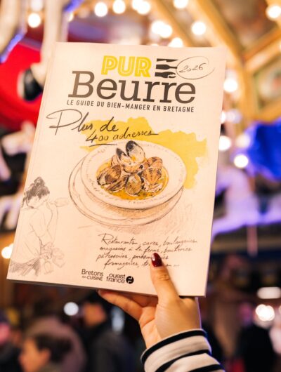 Couverture du Guide Pur Beurre 2026, le guide du bien-manger en Bretagne