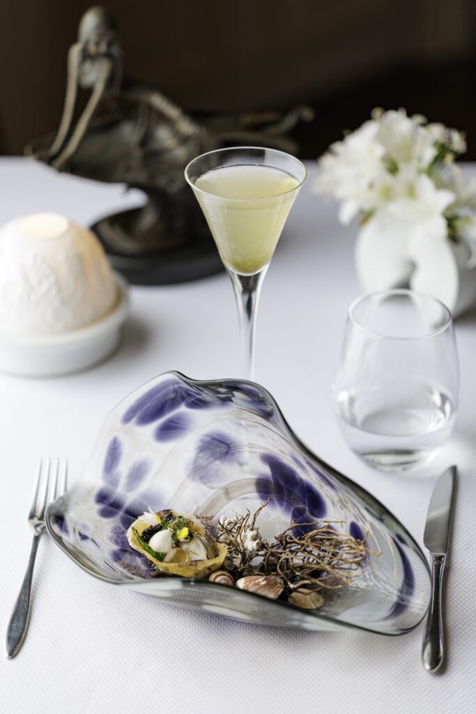 Oysters & Pearls (Cancale Oysters, Tapioca, Caviar d’Aquitaine) - Cheffe Chantel Dartnall